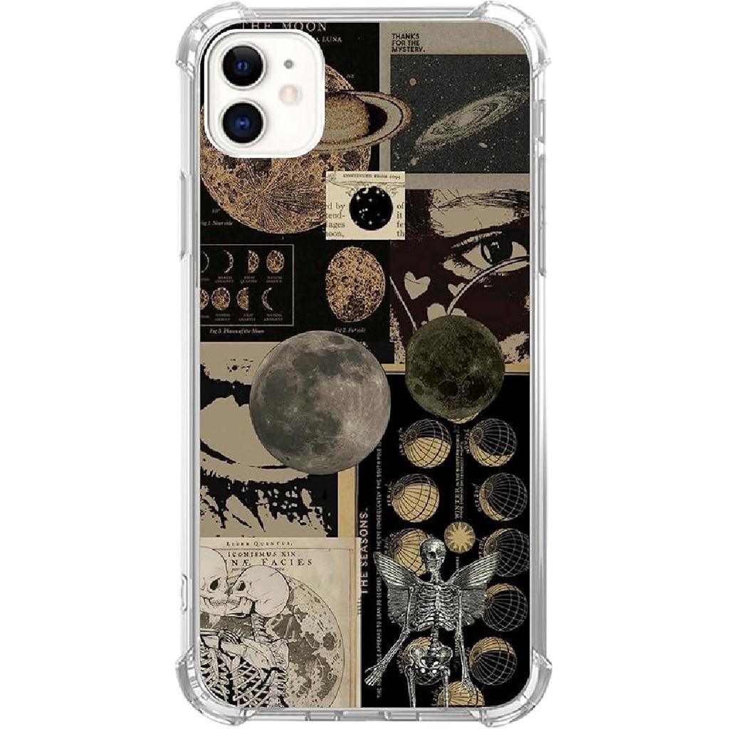 Scottish Highland Cattle Phone Case - Compatible with iPhone 12/12 Pro, Hippie Wild Cow Animal Cover for Teens, Men, Women - Trendy Cool TPU Bumper