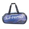 Li-Ning Přenosná taška na badmintonovou raketu s velkou kapacitou pro 6 raket, sportovní styl, samostatná přihrádka na boty, taška přes rameno, PU fitness taška ABJU013-3
