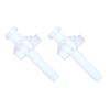Convenient Toilet Bolt Replacement Reliable Toilet Hinge Screws Long Lasting Essential Toilet Hardware Kits Plastic