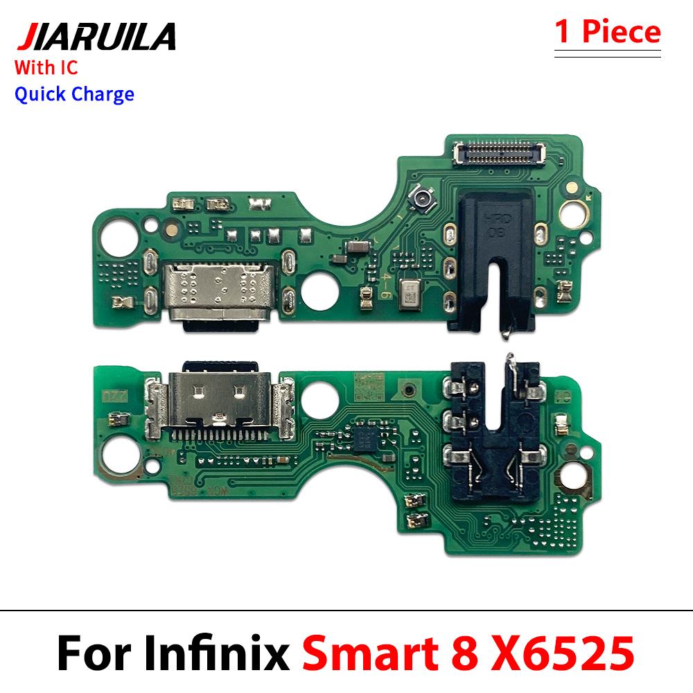 USB-Ladegerät Dock Connector Board Ladeanschluss Mikrofon Flex für Infinix Hot 9 Play Itel P17 Note 7 Lite Smart 8 X6111 Zero 1G