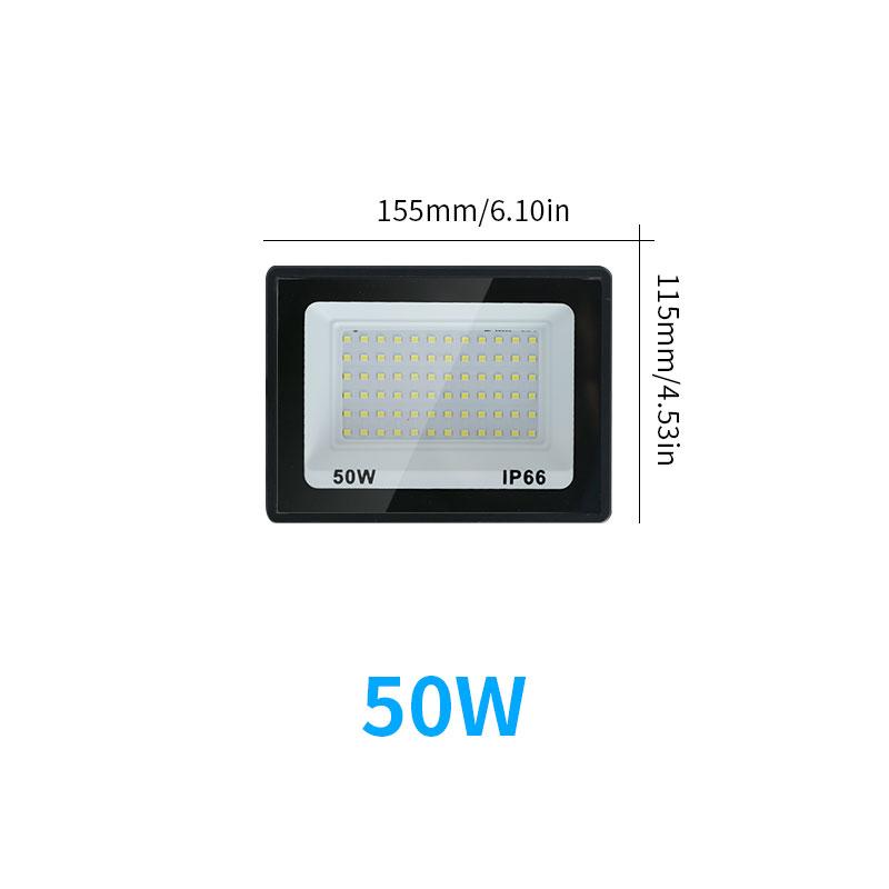 LED Floodlights 10W 20W 30W 50W 100W 200W Flood Light AC220V/110V Waterproof Outdoor Wall Garden Spotlight Reflector Focus Lamps