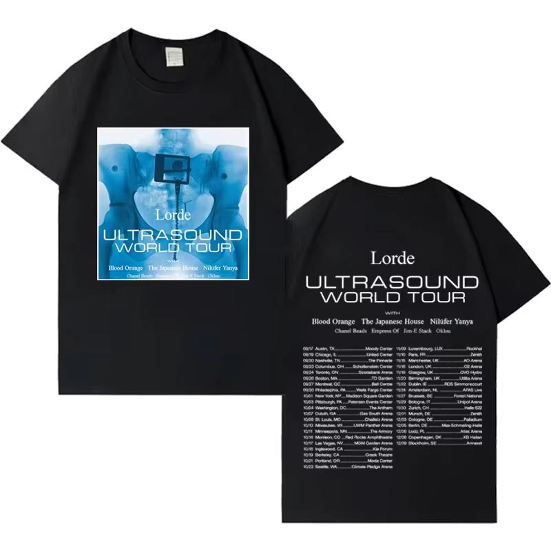 Singer Lorde Virgin Album NEW Graphics Mens Womens Gothic Tshirts Cotton Fashion High Quality Cozy Casual Short Sleeve Top