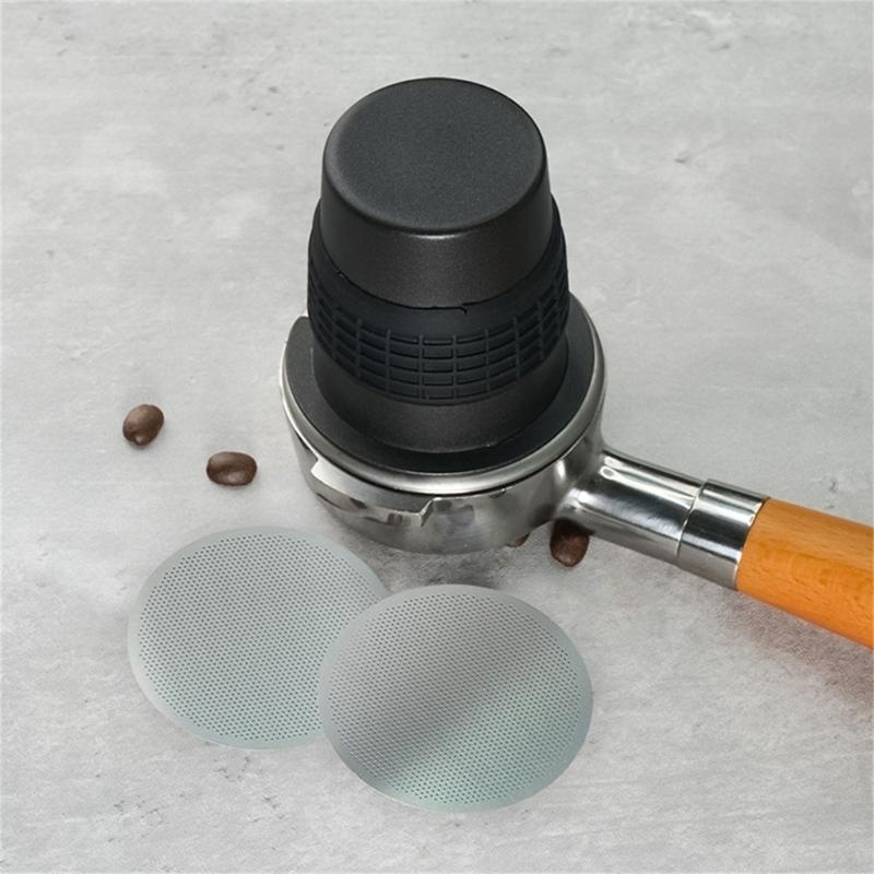 Espresso Dosing Cup Wear-Resistant Coffee Powder Filter Metal Coffee Dosing Cup Coffee Machine Accessories for Coffee