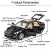 1:24 Porsche Panamera Sports Car Simulation Diecast Metal Alloy Model Car Sound and Light Pull Back Collection Kids Toy Gifts