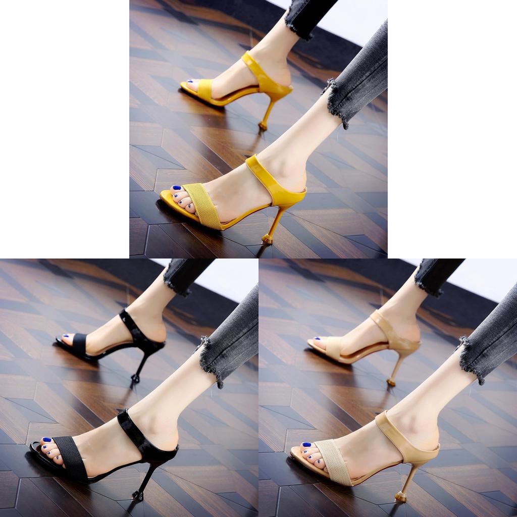 Fashion Womens Open Toe Sandals With Thin Heel For Casual Summer Wear