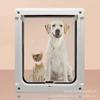 Pet & Cat Door with Magnetic Closure for Easy Entry/Exit - Available In Small, Medium, Large for Doors, Curtains, and Kennels.