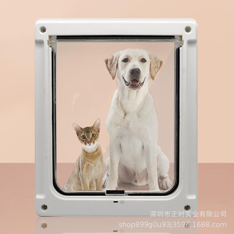 Pet & Cat Door with Magnetic Closure for Easy Entry/Exit - Available In Small, Medium, Large for Doors, Curtains, and Kennels.
