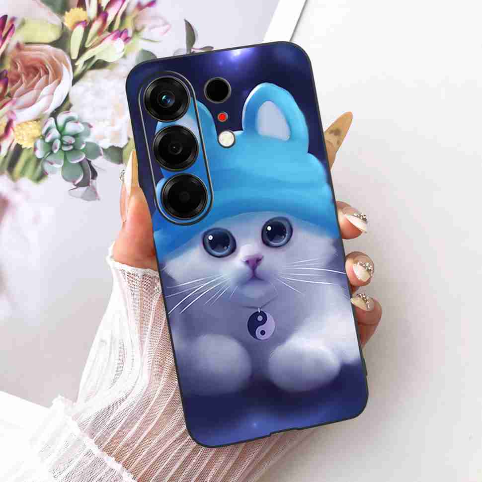 

Милий Розписний Чохол Для Tecno Camon 50 4G CN5 М який Силіконовий Fundas Чохли Для Телефона Для Tecno Camon50 4G 6.78 Чорний Чохол Coque Camon 50 4G