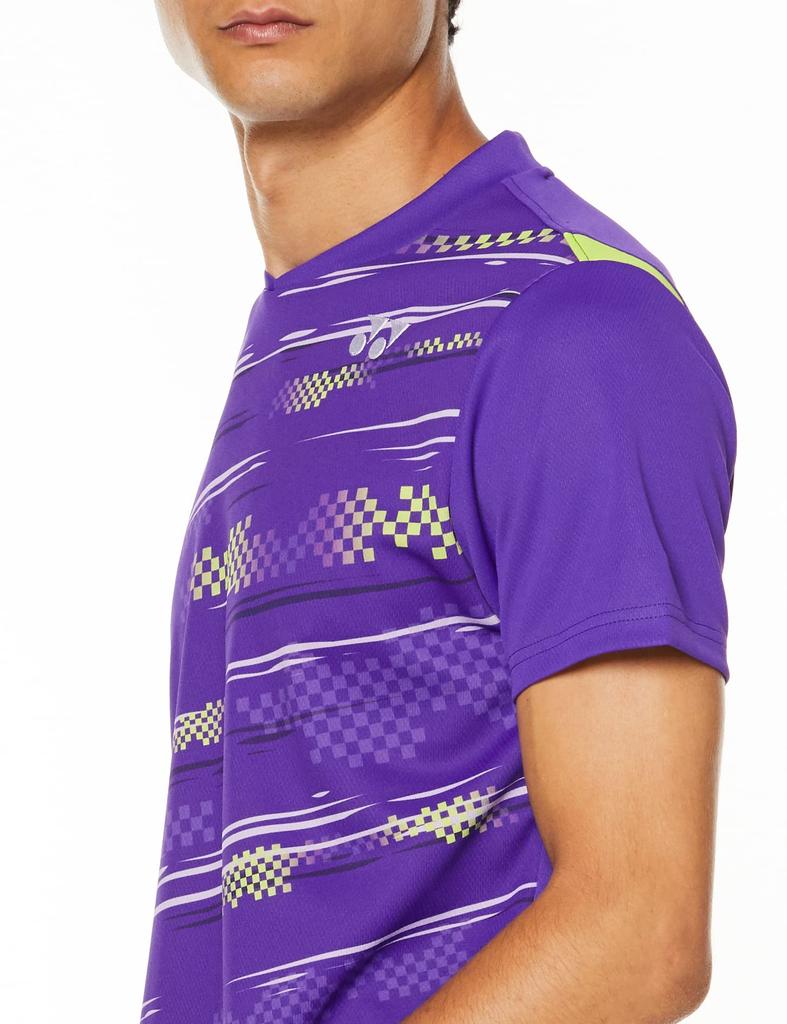 Short Sleeve Shirt Game Shirt Purple SS [Yonex] (Fit Style) (039)