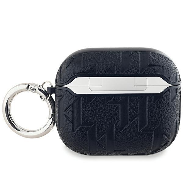 Karl Lagerfeld KLA3PGKIPK AirPods 3 Cover Black/black Monogram Karl Head