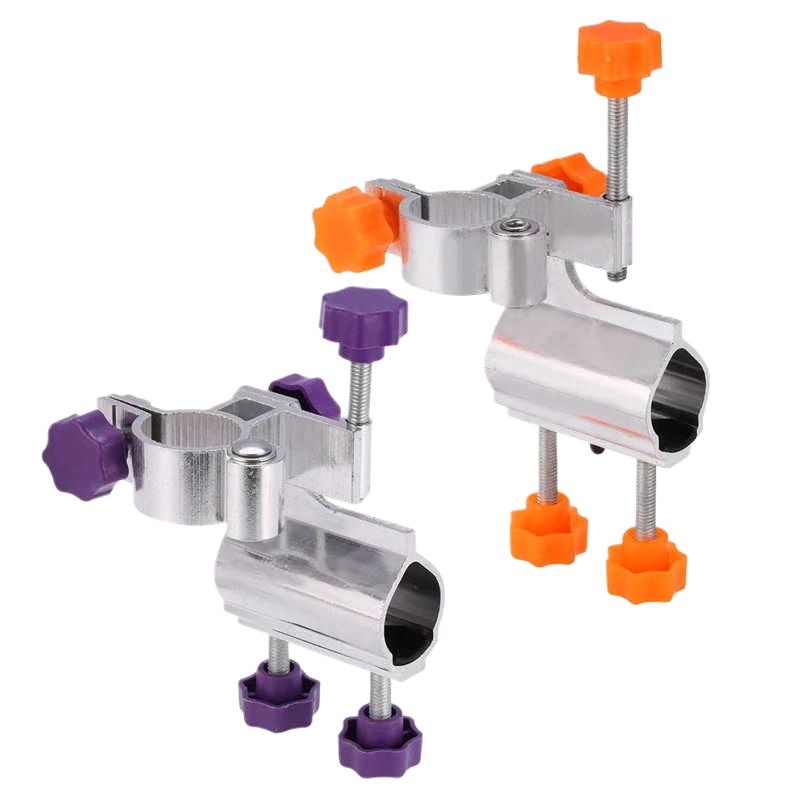 Fishing Chair Tube Aluminum Alloy Rod Pole Holder Clamp Bracket Tackle Fly Fishing Accessory