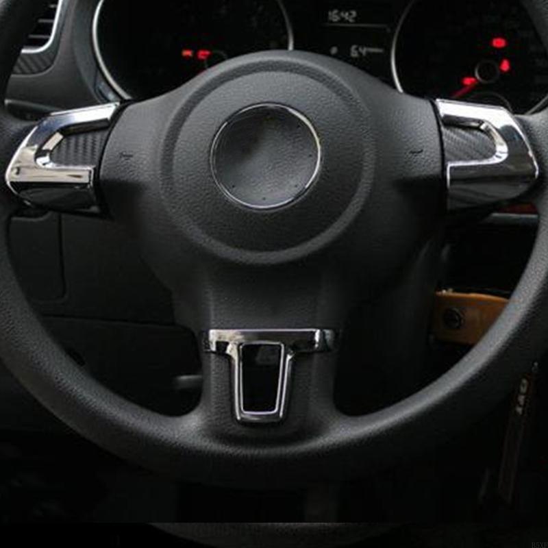 2025 New ABS Chrome Steering Wheel Trim Cover