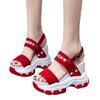 Fashion Wedge Sandals Female Fairy Wind Summer New Muffin Thick Bottom Inside High Open-toe Heels Sandalias De Mujer