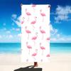 Minimal All Over Pink Flamingo Print Beach Towel Quick Dry Sand Resistant Absorbent Towel Summer Holiday Travel Towel