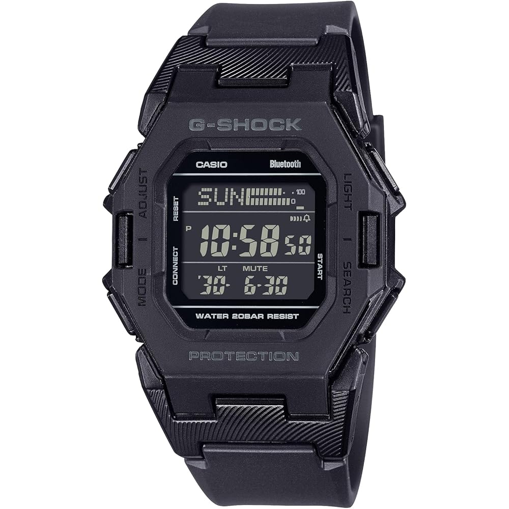 Casio G-Shock GD-B500-1JF Bluetooth Men s Watch with Pedometer Function Black