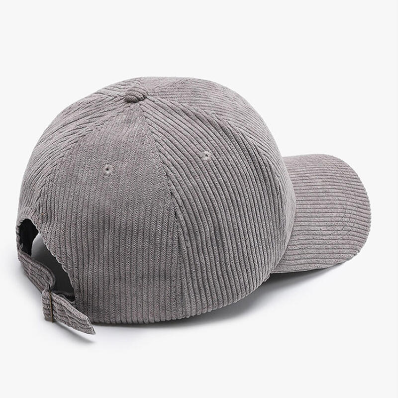 Unisex Corduroy Plain Ball Cap (P0000UBM/6 Colors/1+1) Navy 1 + Random Color 1