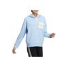 adidas Neo Thickened Sports Hoodie Women Tops Blue HE4492