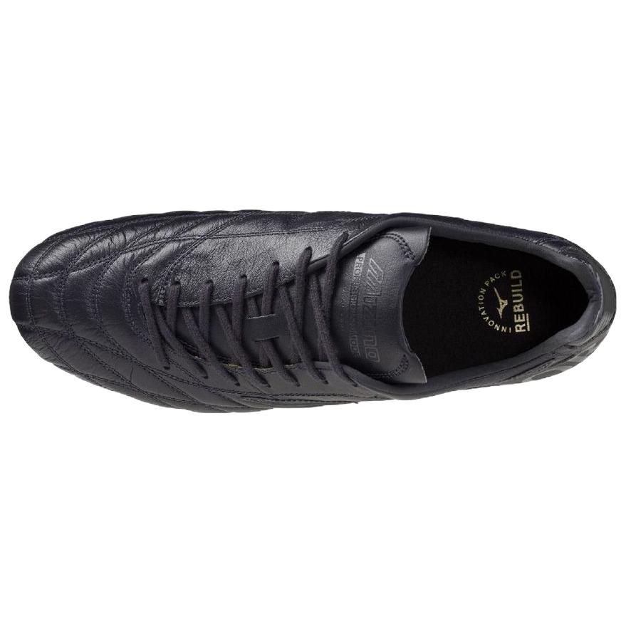 Mizuno Morelia PROTO Kunstleder, Leder Rutschfest Abriebfest Fußballschuhe Unisex Schwarz P1GA255000