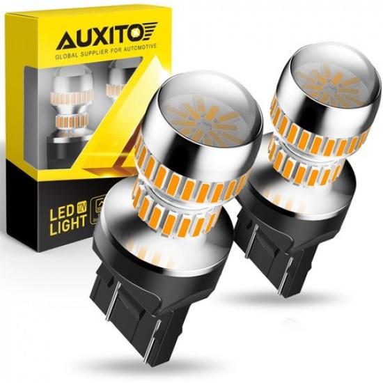 7444 7440 7443 Front LED Rear Turn DRL Power Signal High Light Bulb Amber Yellow