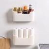 Wall-Mounted Space-Saving Storage Box for Kitchen or Bathroom