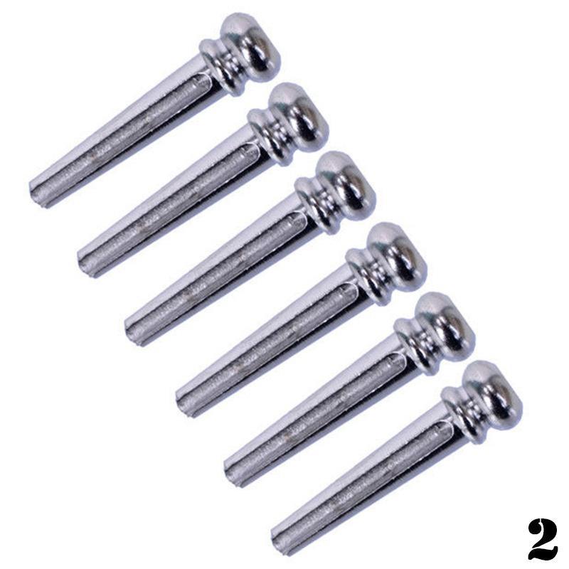 Buy 1Pc Chrome Acoustic Guitar Brass Bass Bridge Pins String Nail Pins