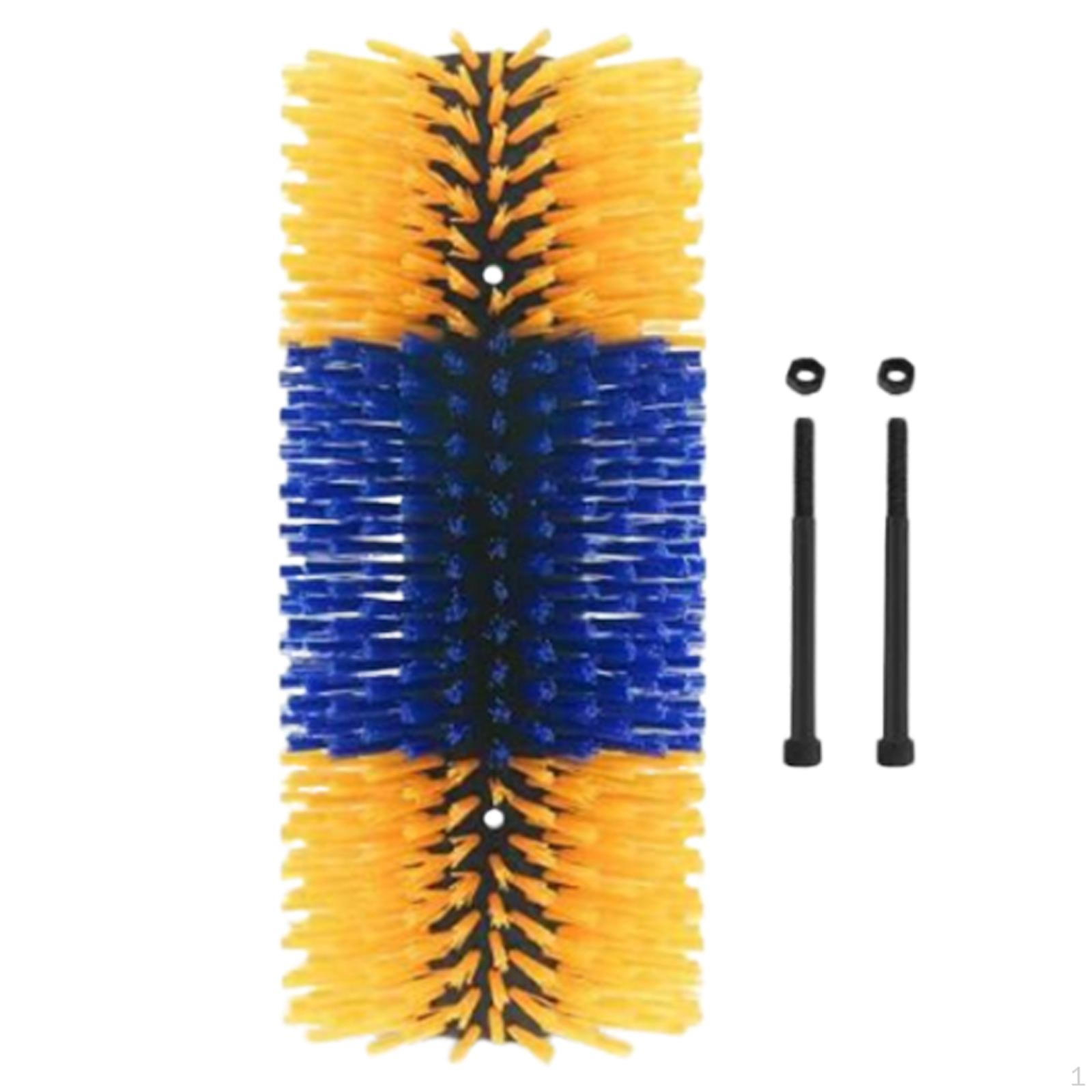 

Animal Back Massage Brush for Cattle Yellow Blue