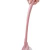 Toilet Brush Set Plastic Double Sided Brush Head Toilet Scrubber Holder Set for Home Hotel Bedroom