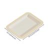 Tea Tray Lightweight Rectangular Resin with Raised Lip Versatile