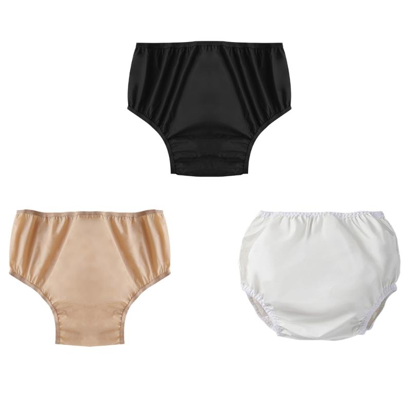 Mutandine Impermeabili Morbide Lavabili per Adulti Slip per Incontinenza Manicotto Riutilizzabile per Pannolino per Uomo e Donna Taglia S-XXL