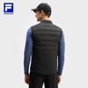 Fila Fitness Fashion Simple Warm Down Vest Men Vest Deep-Black A11M441903FBK