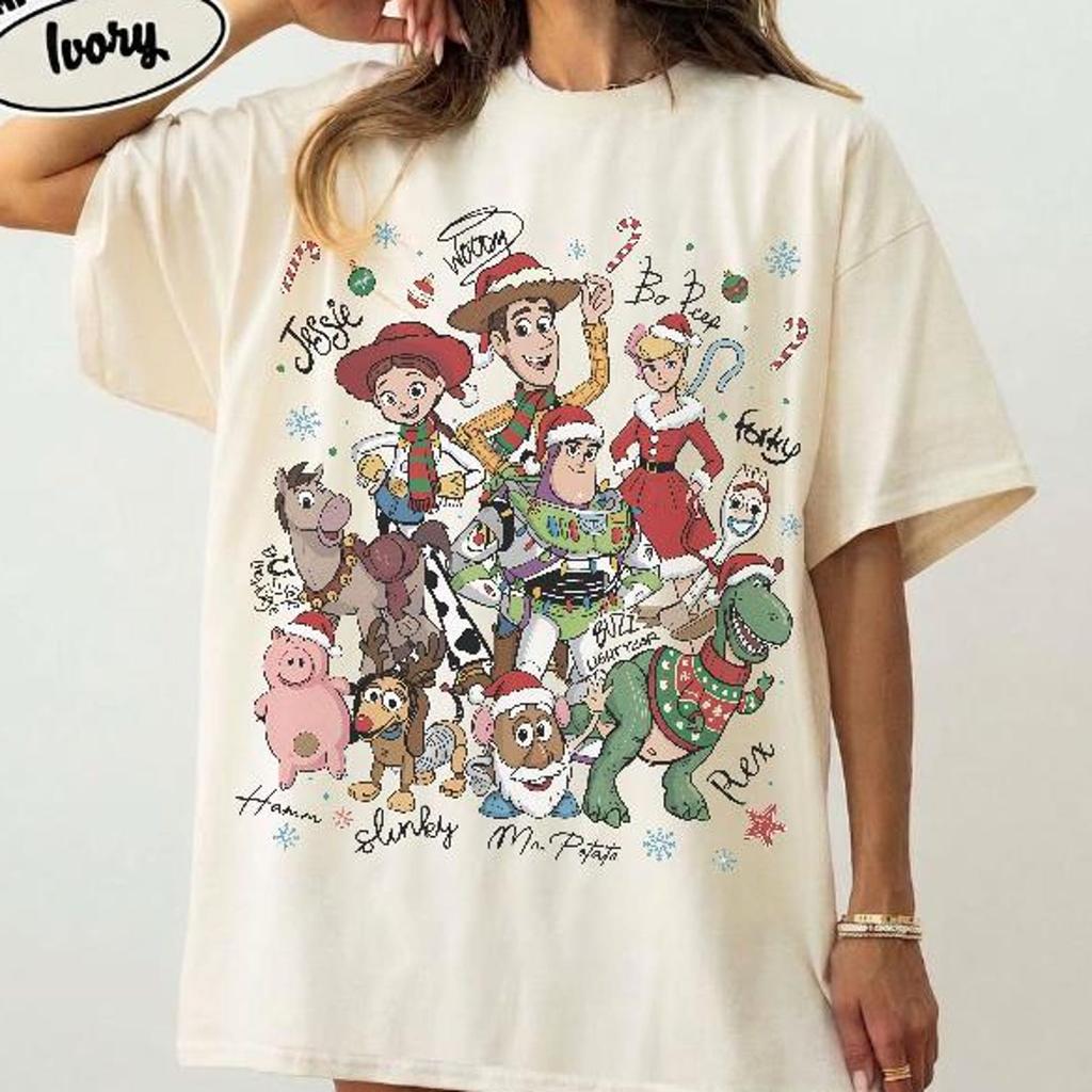 Vintage Toy Story Signatures Christmas Shirt, Retro 1928 Youve Got A Friend In Me Tee, Disneyland WDW Christmas Family Matching Vacation Tee
