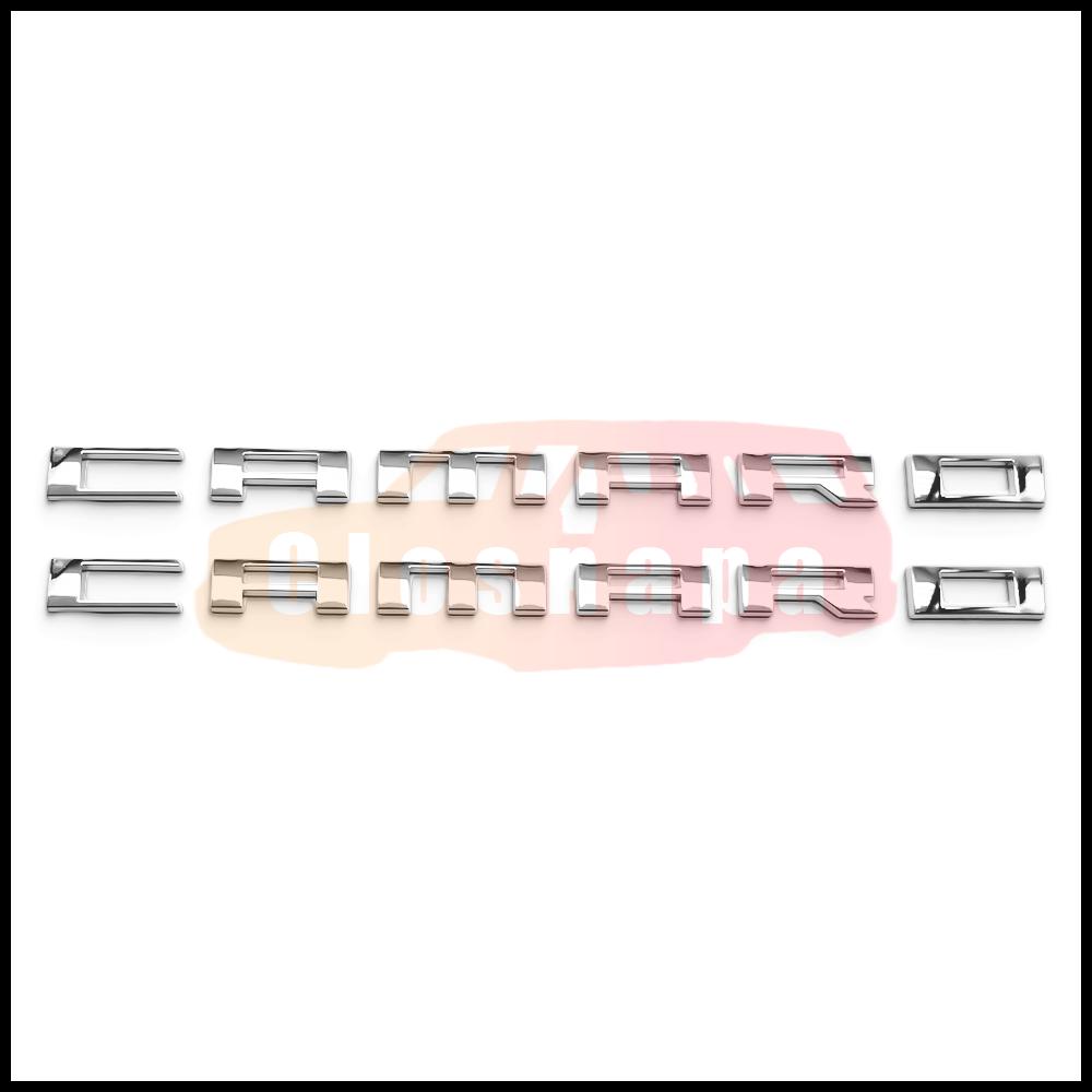 Pair Side Fender Door Emblem For Camaro 2010-2015 Letter Passenger Driver Badges