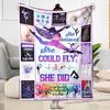 Gymnastics Art Quotes Blankets Are Suitable for Living Rooms, Bedrooms, Camping, and Other Places, Making Them an Ideal Choice for Gifts.
