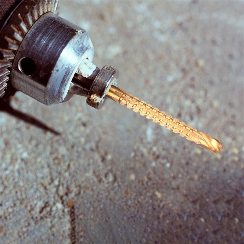 6pcs/set Cobalt PCB Drill Bit Set Spiral Screw Metric Composite Tap Drill Bit Set for Cutting Drilling Polishing