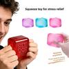 Joli Cube Sensoriel Anti-Stress Outil Fidget pour l'Anxiété & la Concentration Cube Sensoriel de Bureau pour Adultes & Enfants