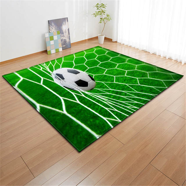 Home Decoration Living Room Carpet 3d Print Pattern Boy Bedroom Room Decoration Basketball Children 'S Room Game Kitchen Carpet