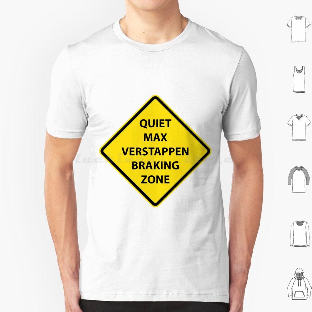 

Quiet Braking Zone T Shirt Cotton Men Women DIY Print Memes Lando Norris Leclerc Lewis Daniel Ricciardo S