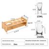 Shangqi Bamboo Wine Glass and Decanter Set