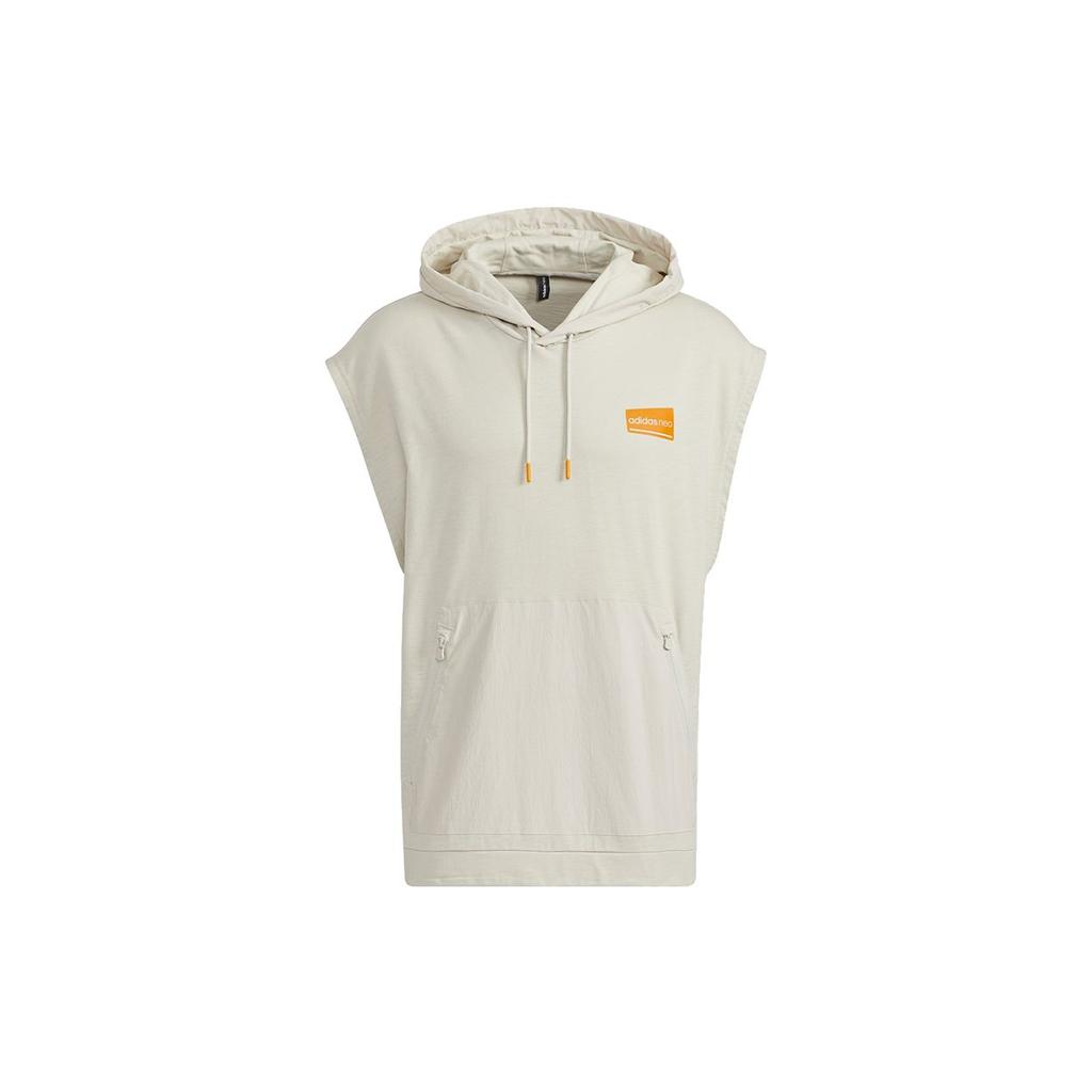 Adidas Neo PK SS UT Hoodie Casual Sport Breathable Sweatshirt Men Tops Off-White HA2911