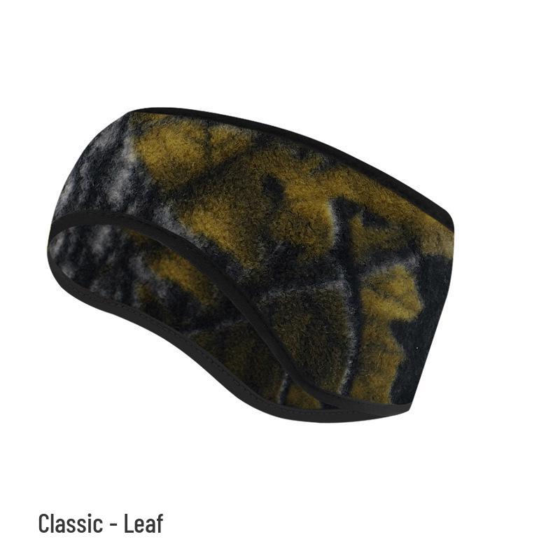 Fleece Warmes Ohrband: Dickes breites Stirnband für Herbst- und Winterradfahren - Winddichte und kältefeste Ohrenschützer.