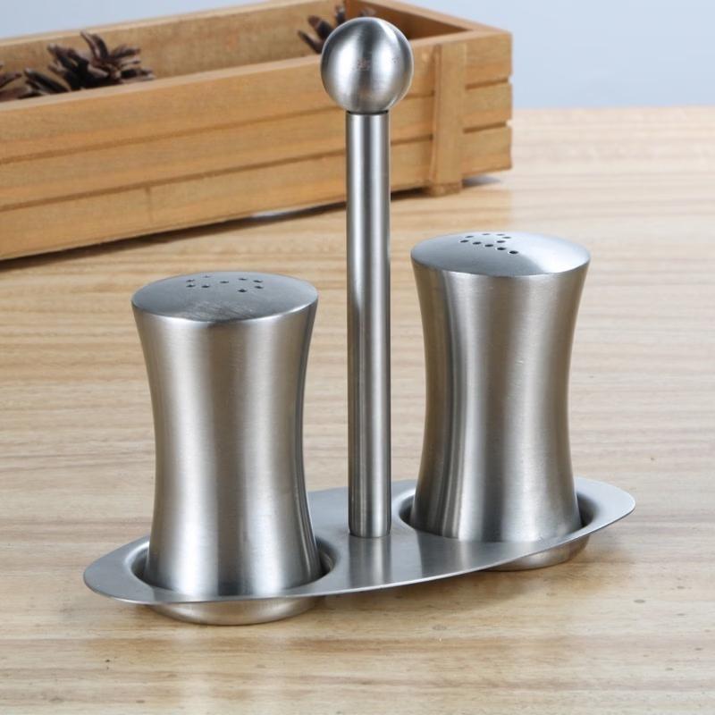 Ru Han Waist-shaped Stainless Steel Spice Jar Set