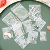 20-Pack Thick PVC Jewelry Bags - Self-Sealing Clear Pouch for Anti-Tarnish Storage of Earrings/Necklaces Zip Lock Protection