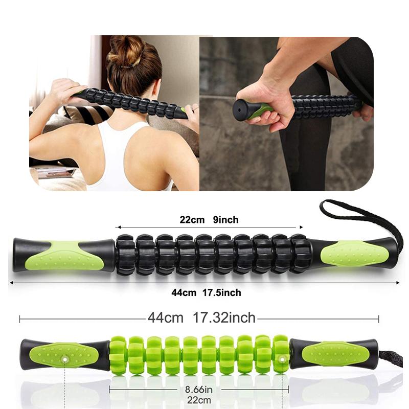 1Pcs Muscle Roller Stick For Athletes Fast Recovery Massage Tool Relieve Soreness Cramping In Legs Back