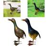 Vintage Metal Duck Garden Sculpture Realistic Bird Art Statue Outdoor Decorative Ornament for Yard Decor