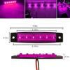 10 Pcs Purple LED Rock Strip Lights,Wheel Well Underglow Lighting Kits,Car Rock Lights Exterior Side Marker Lights For Wrangler Truck Golf Cart RV RV