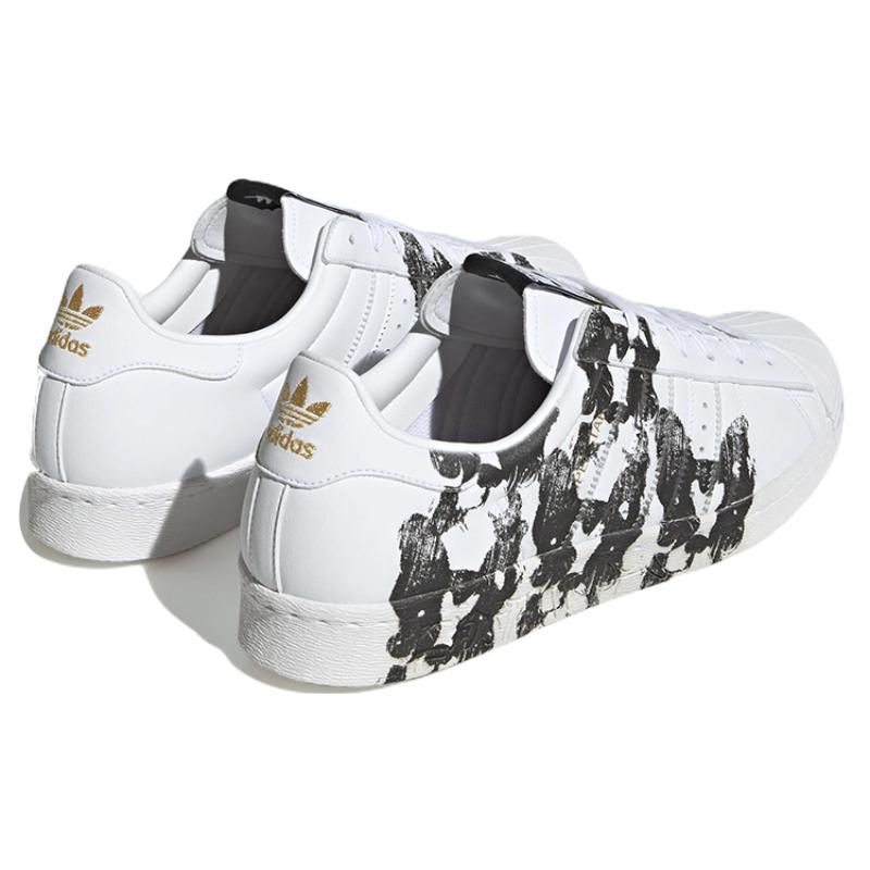 adidas Originals Superstar 80s X Han Meilin 'White Black' Sneakers ID4387