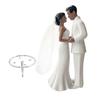 Plastic Bride And Groom Cake Top Couple Figure Wedding Cake Decoration For Engagements Reception Table Centerpieces