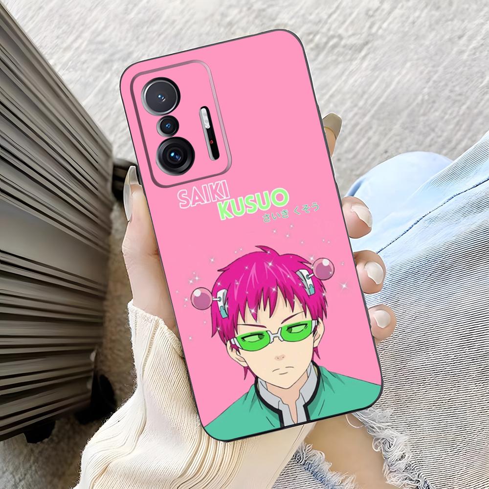 

The Disastrous Life Of Saiki K Phone Case For Xiaomi Poco M7 M6 M5 M4 4g 5g F7 F6 X7 X6 X5 Ultra Pro Silicone Cover Poco M4 5G