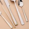 4/5pcs Gold Embellishment Handle Cutlery Set Shiny Stainless Steel Dinnerware Set Knife Cake Fork Coffee Spoon Flatware