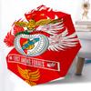 Printed Sport Lisboa e Benfica Printed Folding Umbrella,Outdoor,Leisure,And Travel Umbrella,Durable Umbrella Fabric,Birthday And Holiday Gift